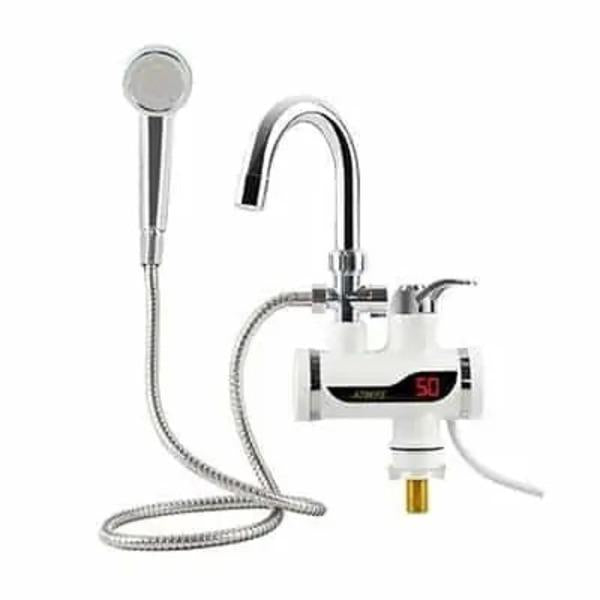Instant Electric Water Heater Tap with Shower | Digital Temperature Display